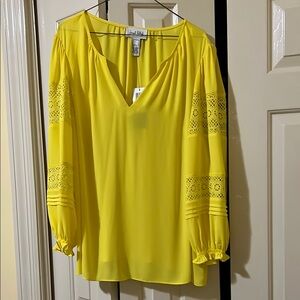 Joseph Ribkoff NWT Yellow Long Sleeve Blouse